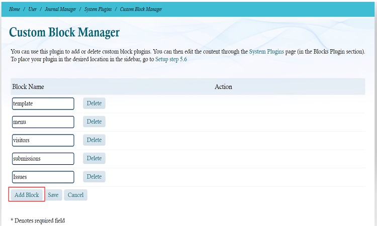 Cara Menampilkan Static Pages pada Menu Sidebar OJS 2